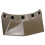 Open Face Motorcycle Helmet Visor with 5-Snap Universal Wind Flip Up Cap 3