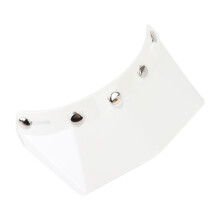 Open Face Motorcycle Helmet Visor with 5-Snap Flip Up Wind Shield Universal Fit