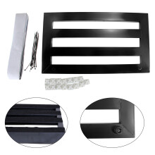 Portable Alloy Guitar Effects Pedalboard with Optional Canvas Bag, 370x274x40mmBlack