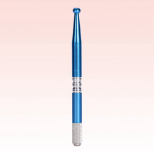 Manuelle Microblading-Klingen mit Stift und Halter für Augenbrauentätowierung, Blau