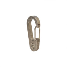 Titanium-Legierung Schlüsselbund mit Karabiner Schnellverschlusshaken 35mm Leichtgewicht
