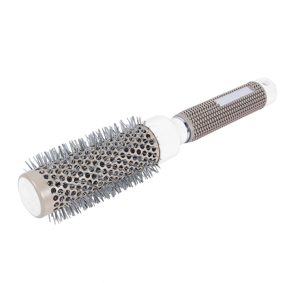 Unisex Healthy Ceramic Iron Round Comb 45Mm High Temp Resistant Hair Styling Tool