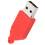 Clé USB U Disk 16 Go USB 2.0, stockage de données en ABS 9