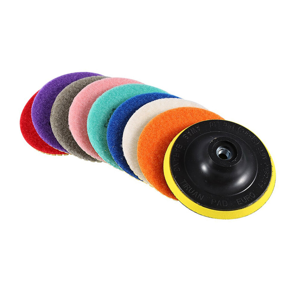 Wet Diamond Polishing Discs 100Mm For Granite Concrete Marble Grinding Plates 7891358632745