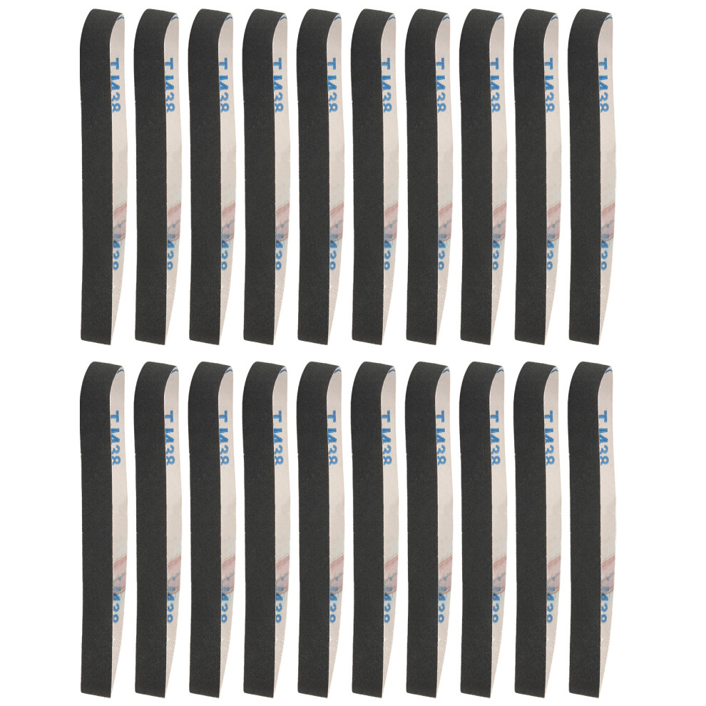 20Pcs Sanding Belt Rolls 320# Abrasive Sandpaper For Metal Grinding & Polishing 7901358634035
