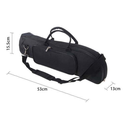Durable Soft Trumpet Case with Convenient Double Zippers and Strap 1