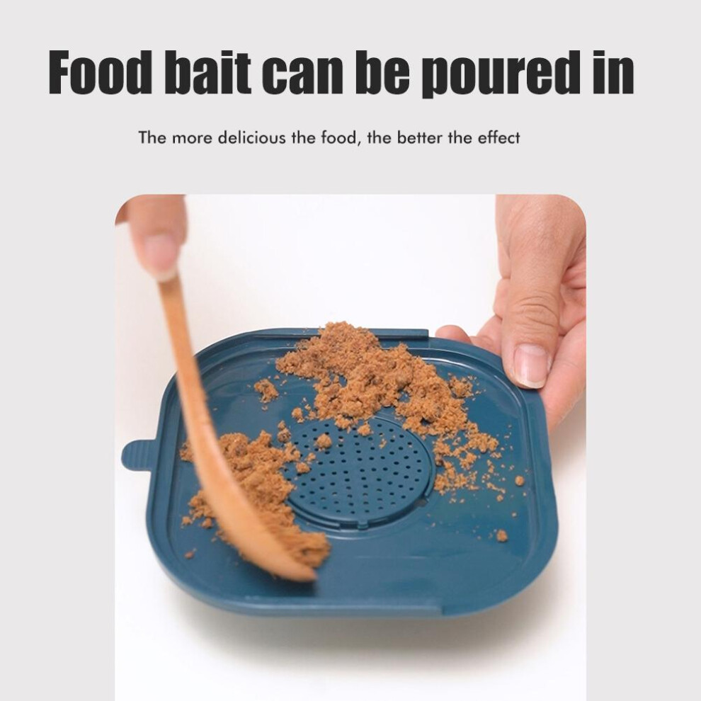 Reusable Cockroach Trap PP Blue Single/Double Layer 13x13x3.8/7cm-image-OPC-PMSGC68-NEW