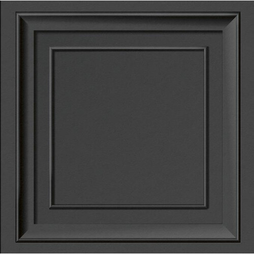 (Default) Wallpaper Raven Fine Decor Panel Persegi - Sleek Panel Design, Modern Grey Wallpaper for Chic Interiors 1