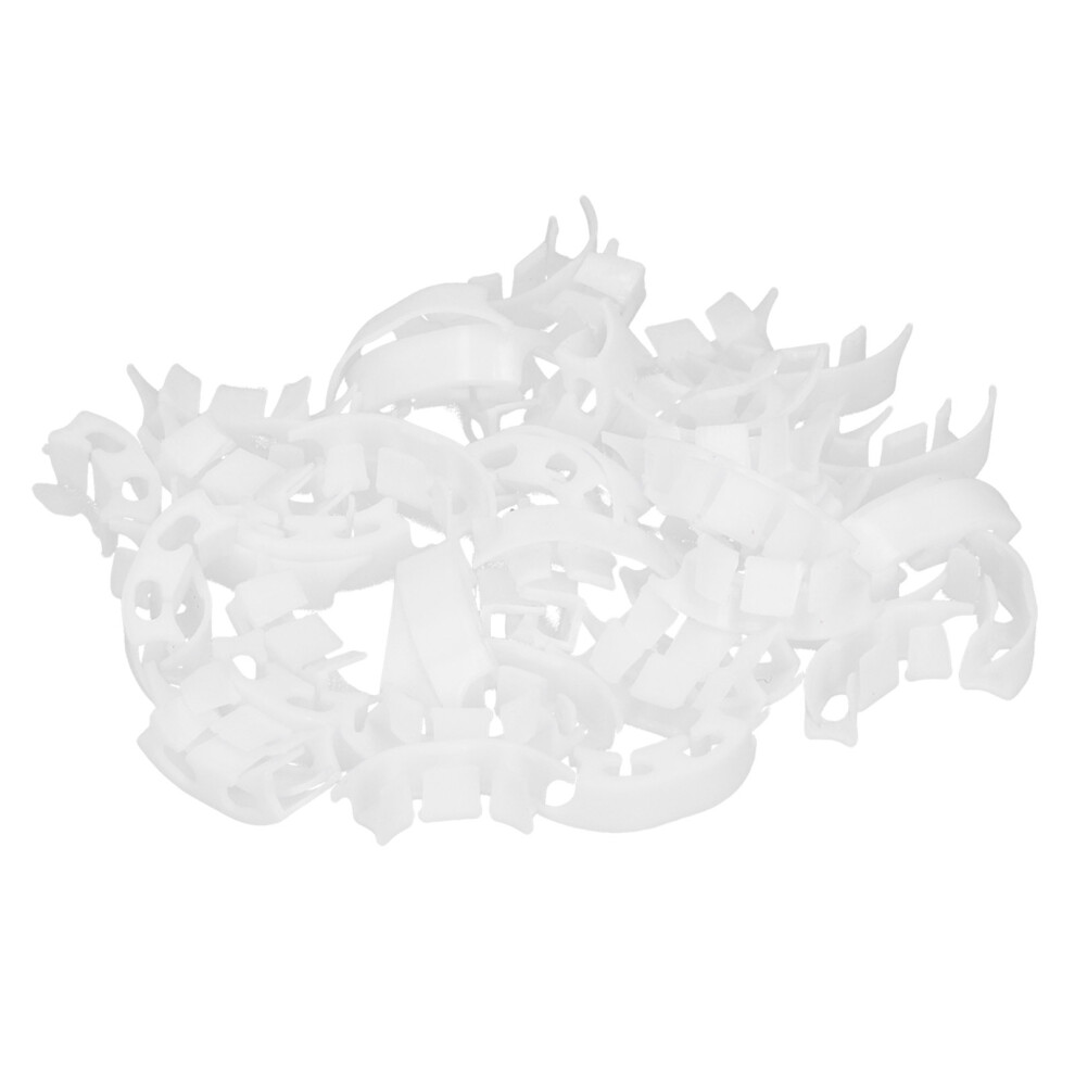 50Pcs Garden Plant Fixing Clips, 3.8Cm Anti-Bending Support C Clips 7891358639157