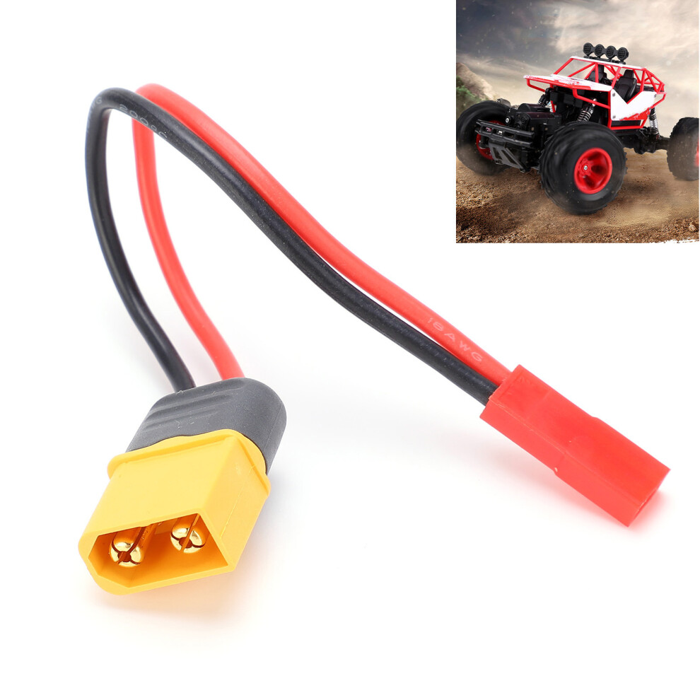 Xt60 Male To Jst Female Adapter Cable 18Awg For Rc Models, 9.8Cm 3231358641592