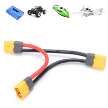 RC XT60 Y-Steckerkabel 8,5 cm 12AWG für RC Auto/Flugzeug/Boot