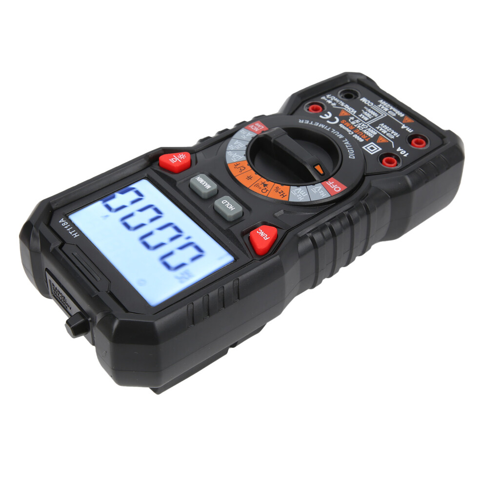 Ht118a Digital Multimeter With Auto Range For Voltage, Current, Resistance 8711358642270
