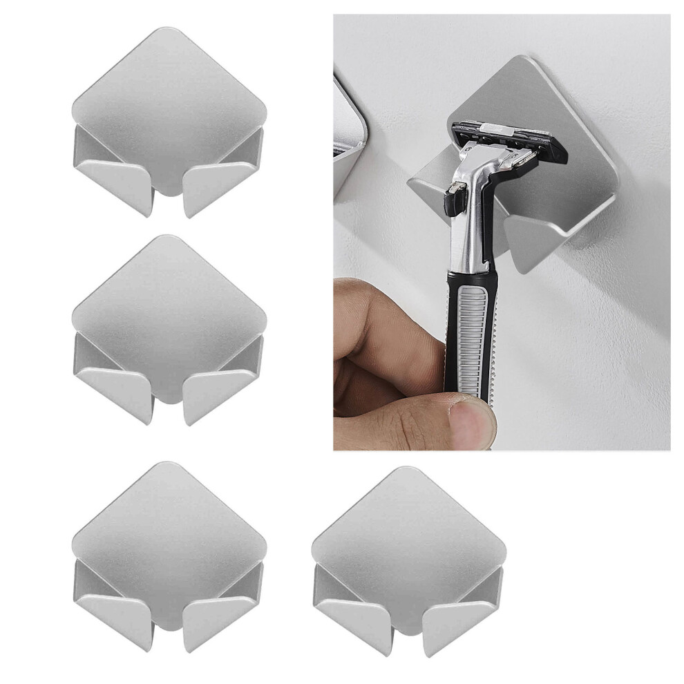 Space-Saving Gray Power Plug Holder 4Pcs No-Punch Cable Organizer-image-OPC-PMSGDSJ-NEW