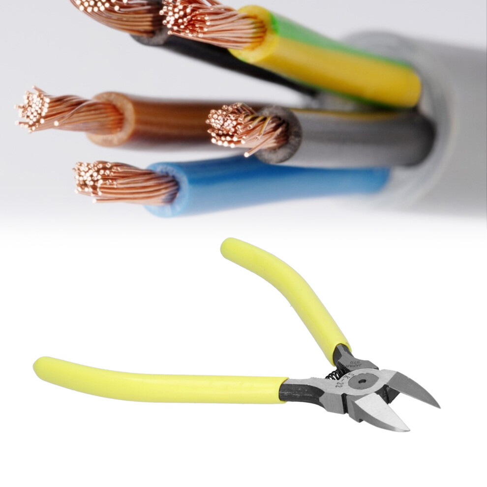 Diagonal Sidecutting Pliers 6In High Carbon Steel For Copper Cable 7641358645449
