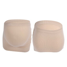 Breathable Elastic Maternity Belly Belt for Pregnant Women Skin Color M