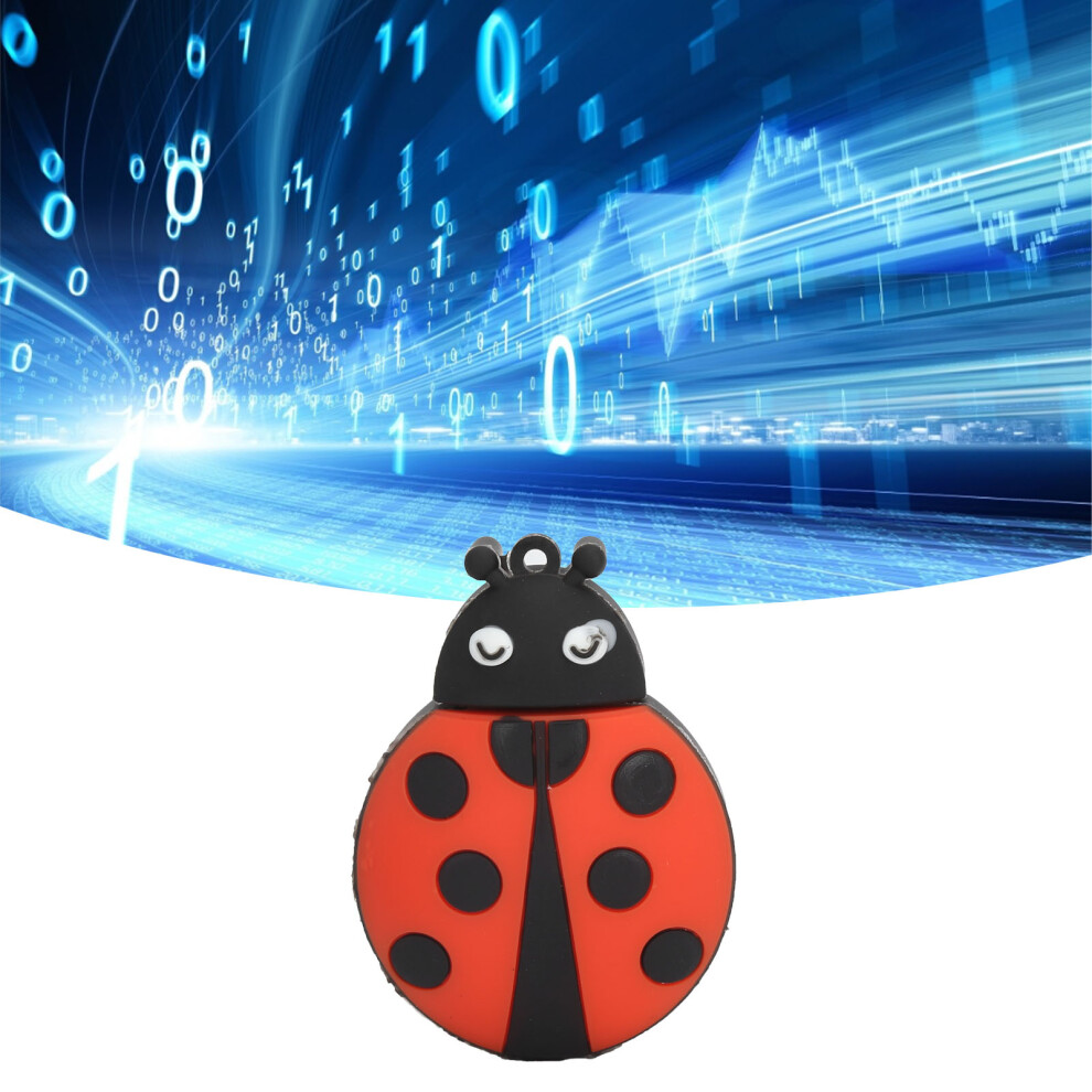 Compact Ladybug 64Gb Usb Flash Drive Cute Design For Data Storage & Sharing 6951358648342
