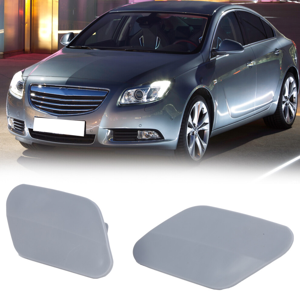 Pair Of Headlight Washer Nozzle Covers For Opel/Vauxhall Insignia 08-14 8721358648523