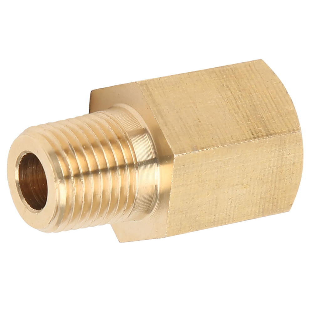 Oil Gauge Fitting Brass Adapter 1/8 Npt To 1/8 Bspt For Car Oil Pressure & Temp 8421358649703