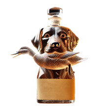 (C) 2025 New Interesting Hound Holding A Animals Wine Bottle, Interesting Home Art Decoration Wine Utensils