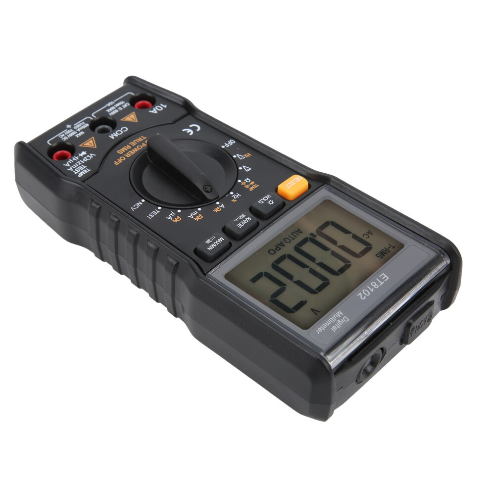 Et8102 Digital Multimeter 6000 Counts Voltage Current Resistance 7611358651139