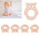 5 pezzi OwlTeether 5,7x5x1 cm 58 g Colore legno 16