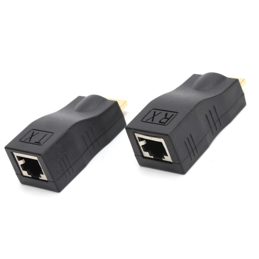 Hdmi To Rj45 Extender Network Adapter For Cat5e Cat6 Ethernet Extension 7901358655382