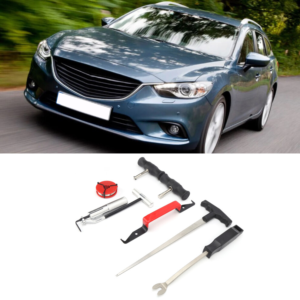 7Pcs Metal Windshield Remover Kit - Universal Automotive Glass Disassembly Tools 5011358655601
