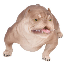 Bulldog Simulation Model Toy Plastic Figurine 12.8x6.7cm Educational Decoration
