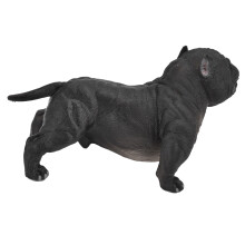 Bulldog Simulation Model Toy, 12.8 x 6.7cm Plastic Decor Collection