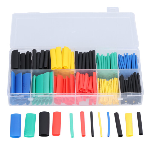 Set da 280 pezzi di tubi termorestringenti 1,5-4mm x45mm multicolore 1