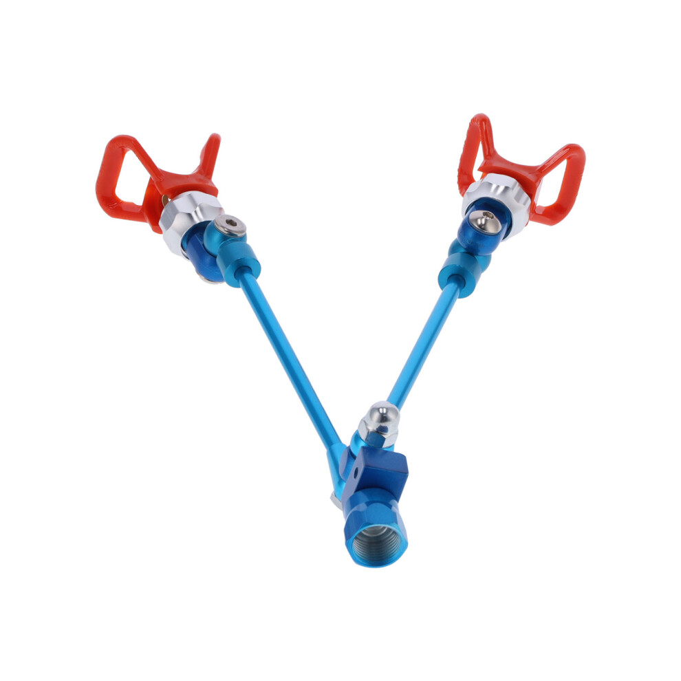 Versatile Double Nozzle Pole For Airless Spray Gun - 50Cm Length 5001358658962