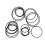 20pcs Square Rubber Belts for Recording Devices and Video Drives 1