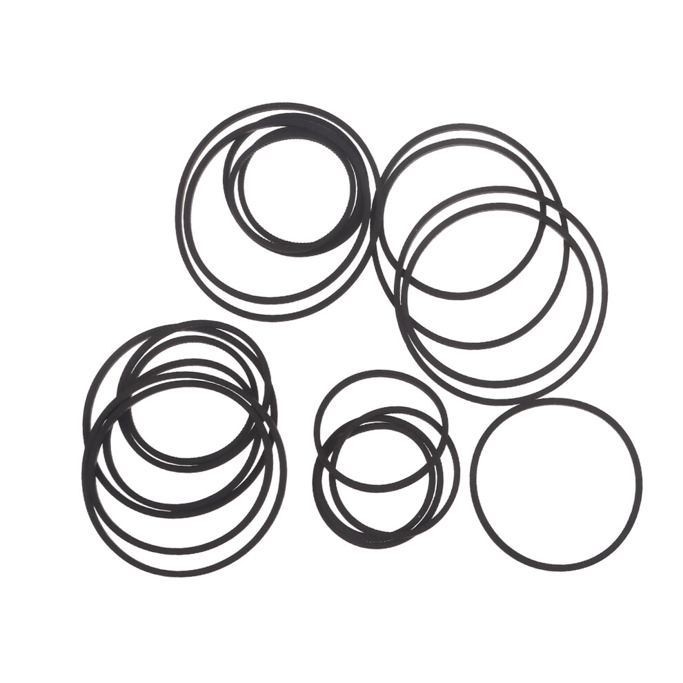 20Pcs Square Rubber Belts For Recording Devices And Video Drives 7754000288830