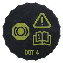 Car Brake Fluid Oil Reservoir Bottle Tank Cap Cover Vehicle For
