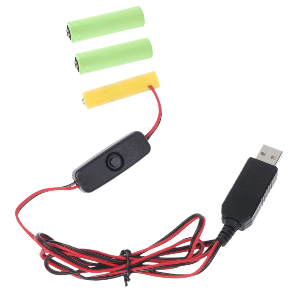 Usb Dummy Battery Adapter Cord Eliminators Cable Replace 4.5V Aa 7754000288854