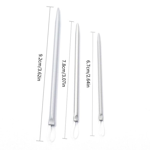 3pcs/set Big Eye Nylon Wire Knitting Needle Yarn Sewing Needle 2