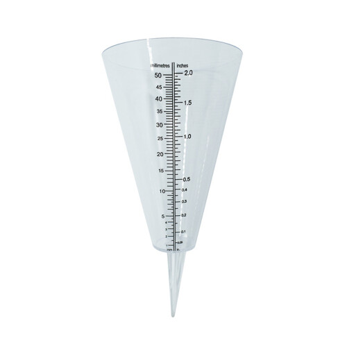 Outdoor Cone-shaped Rain Gauge Practical and Accurate Yard