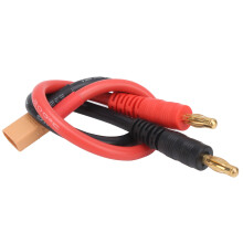 12AWG Silicone Wire Lithium Battery B6 Charging Cable 4.0mm Banana to XT30 15cm