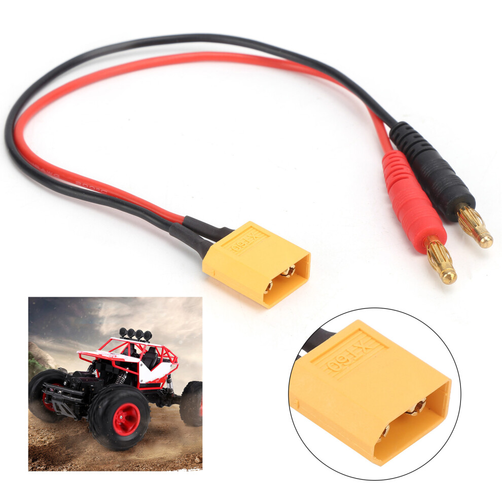 18 Awg Silicone Cable With 4.0Mm Banana Plug To Xt60 For Lipo Battery Charging 7901358659557