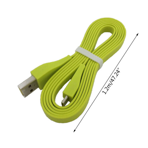 Bluetooth-compatible Speaker Charging Cable Flat Data Cable for 2