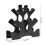 Dumbbell Rack Weight Organizer Compact Weight Holder for Homes 3