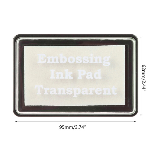 Embossing Ink Pad Transparent Stamp Inkpad for DIY Planner 2