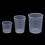 3Pieces Resin Epoxy Graduated Cups Clear Scale Cups for-Clear 1
