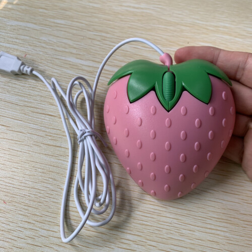 Stylish Pink USB Mouse Compact Optical Gaming Mouse for Office 2