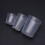 3Pieces Resin Epoxy Graduated Cups Clear Scale Cups for-Clear 3