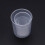 3Pieces Resin Epoxy Graduated Cups Clear Scale Cups for-Clear 6