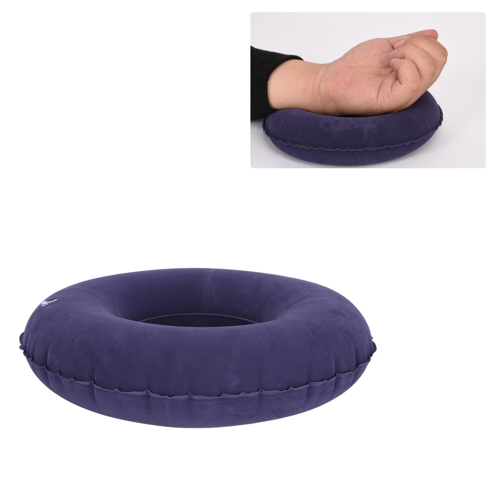 Dark/Blue Inflatable Hemorrhoid Donut Cushion Pvc Abs Round Compact