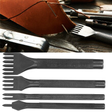 Leather Hole Punch Set 1/2/4/6 Tooth Stainless Steel, 10cm