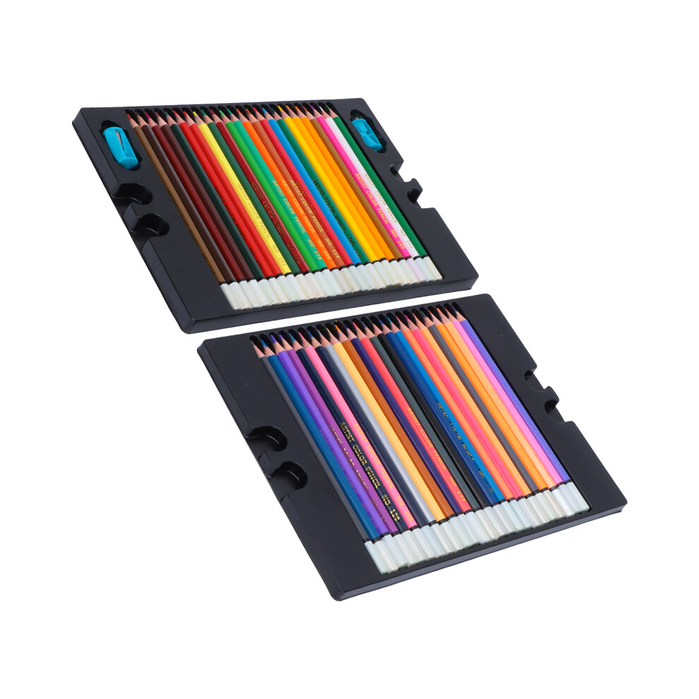 48/72 Color Pencil Set With Soft Wood Core, 17.5Cm, For Drawing And Sketching 3341358661534