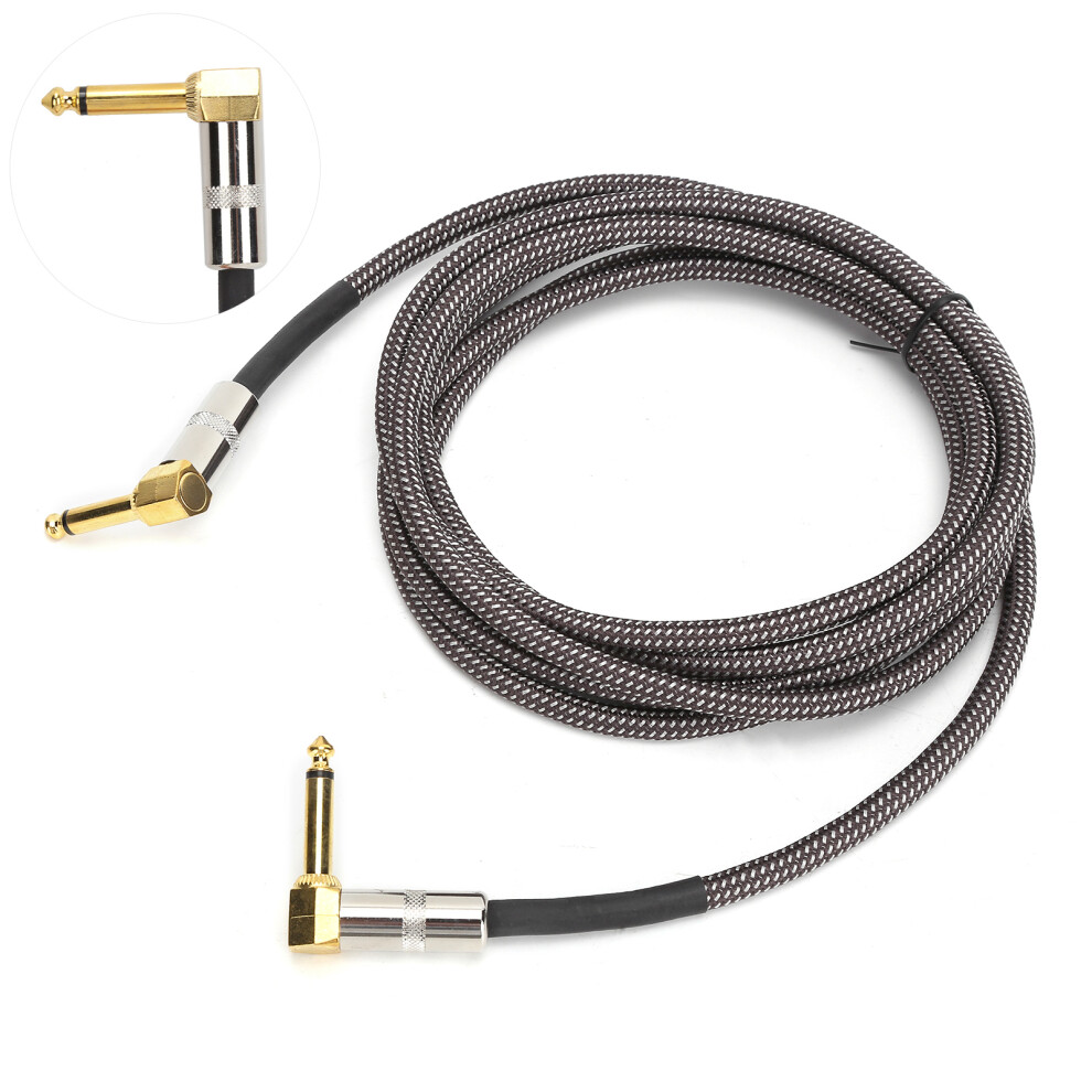 Guitar Instrument Cable 6.35Mm 1/4In Amp Cord 3M For Electric Guitar 8731358666236